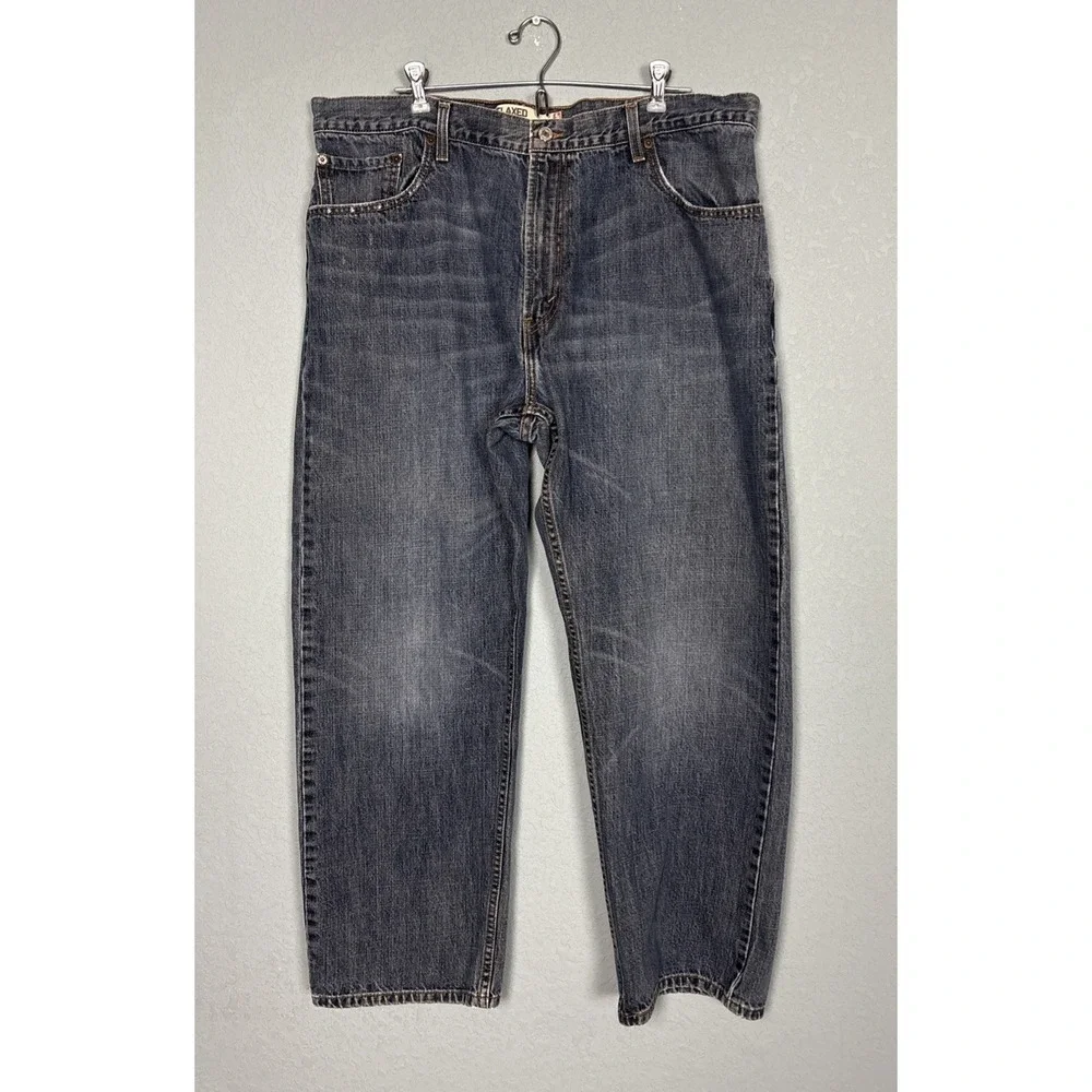 Vintage Levi's 559 Relaxed Straight Jeans Mens 40x30 Medium Blue Wash Denim 90's